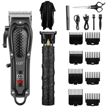 Piiriülene juukselõikur elektriline raseerimiskomplekt retro õlipea nikerdamiseks elektriline lõikur juukselõikur juuksurisalongile