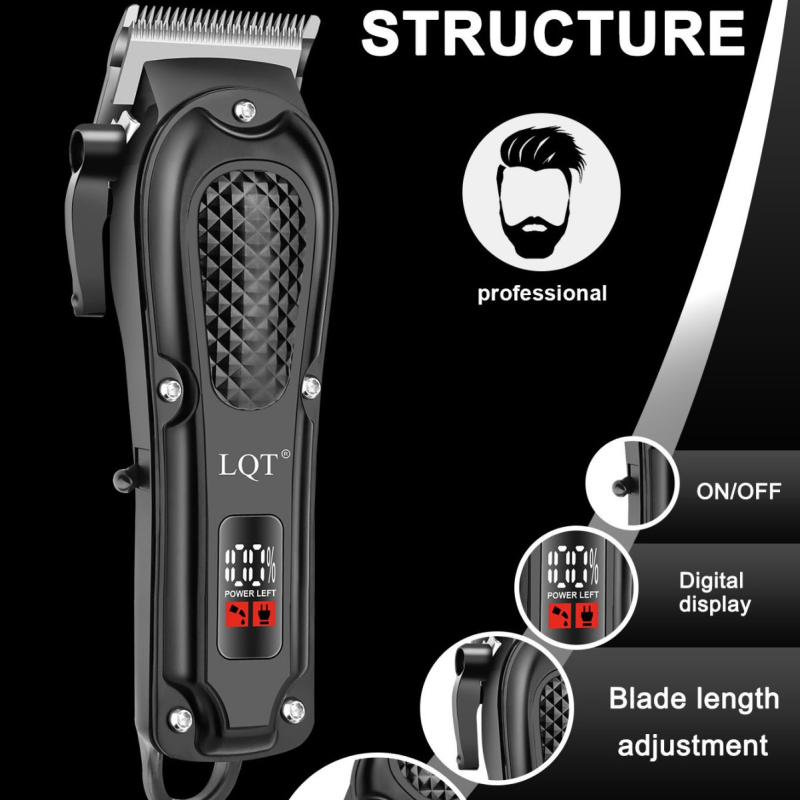 Piiriülene juukselõikur elektriline raseerimiskomplekt retro õlipea nikerdamiseks elektriline lõikur juukselõikur juuksurisalongile