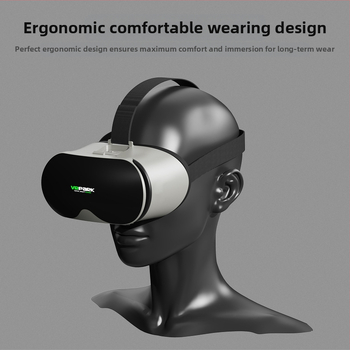 Piiriülesed uued VR-prillid, pea külge kinnitatavad kõik-ühes masina virtuaalreaalsuse 3D-filmi 3D-prillid VR-seadmete kogemustehas