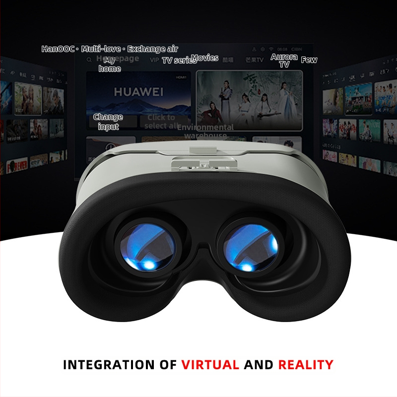 Piiriülesed uued VR-prillid, pea külge kinnitatavad kõik-ühes masina virtuaalreaalsuse 3D-filmi 3D-prillid VR-seadmete kogemustehas