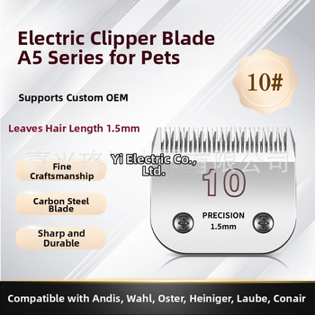 # 10 A5 juukselõikur universaalse teraga piiriülene kuummüük professionaalne lemmikloomade elektriline lõikuripea 10/7F/5F/4F/3F