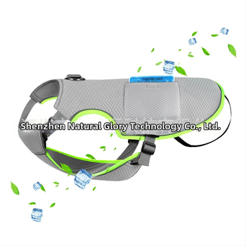 Γιλέκο ψύξης σκύλου με ιμάντα στήθους παγοκύστης για μεγάλα, μεσαία και μικρά σκυλιά, ρυθμιζόμενο μπλουζάκι ψύξης για κατοικίδια