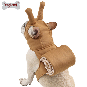 Šuns groteskiškas mielas sraigės apsirengimas kasdieniam vakarėliui kačiuko kostiumas Helovinui juokingas kūrybingas apsirengimas didmeninė prekyba