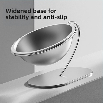 Rozsdamentes acél kisállat tál, magas háromlábú nyakvédelemmel, macska tál, kutya tál, kopogásgátló, nagy kapacitású macska etetőtál, kisállat kellékek