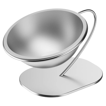 Rozsdamentes acél kisállat tál, magas háromlábú nyakvédelemmel, macska tál, kutya tál, kopogásgátló, nagy kapacitású macska etetőtál, kisállat kellékek