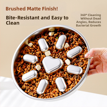 Lemmikloomakauss, aeglase toiduga kauss, koerakauss, koerakauss, roostevabast terasest veekauss, kaelakaitse, koeratoidukauss, koeratoidukauss, lemmikloomatarbed