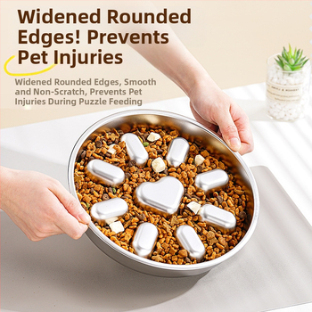 Μπολ για κατοικίδια Μπολ αργής τροφής για σκύλους Μπολ για σκύλους με λεκάνη για σκύλους Μπολ νερού από ανοξείδωτο ατσάλι με προστασία λαιμού Μπολ τροφής για σκύλους Μπολ τροφής για σκύλους Είδη κατοικίδιων ζώων