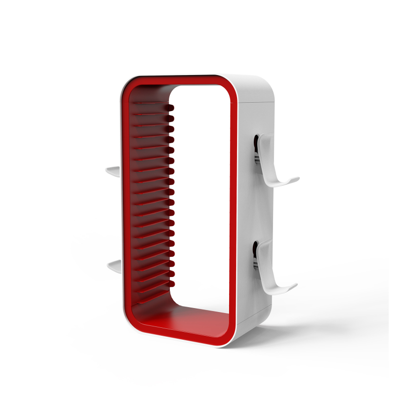 Gamyklinis privatus modelis PS5/PS4/Switch/XBOX Sereis X & S universali rankena diskų laikymo lentynoms