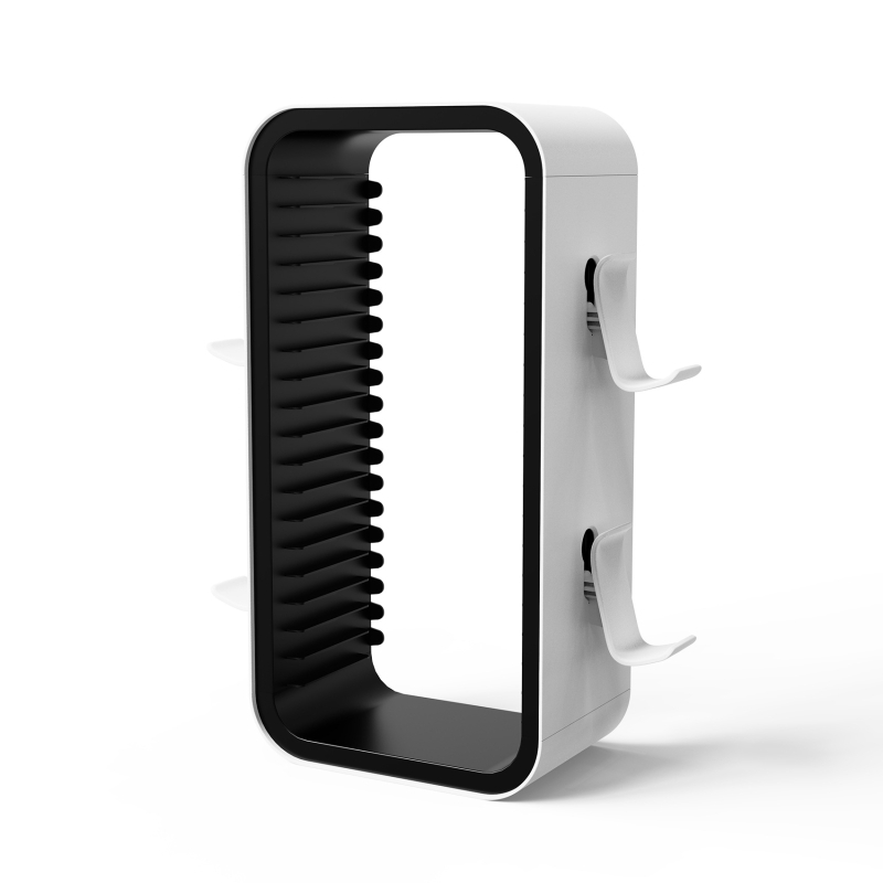 Gamyklinis privatus modelis PS5/PS4/Switch/XBOX Sereis X & S universali rankena diskų laikymo lentynoms