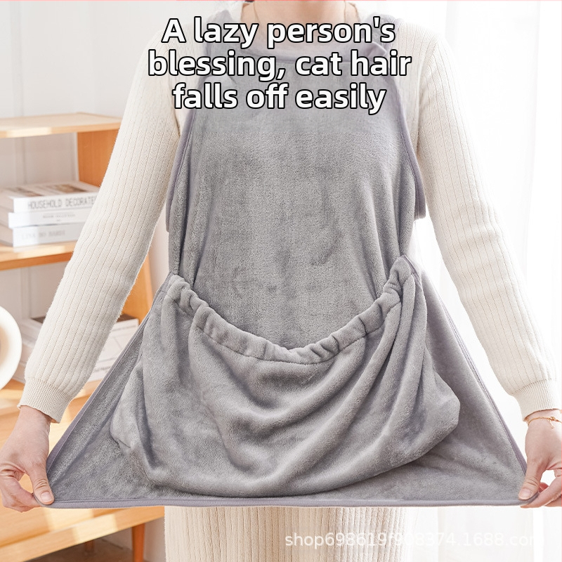 Kačių priežiūros drabužiai, kurie nelimpa prie kailio, specialūs drabužiai naminių gyvūnėlių priežiūrai, nelimpantys kailio augintinių seilinukai, mieli šunų drabužiai