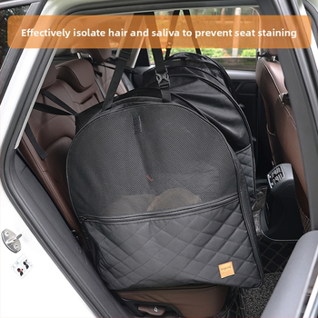 Ρυθμιζόμενη φωλιά κατοικίδιων, τοποθετημένη στο αυτοκίνητο, μεσαίου και μεγάλου μεγέθους κλουβί σήραγγας για σκύλους, φορητό αντιβρώμικο αυτοκίνητο για κατοικίδια, είδη κατοικίδιων για σκύλους