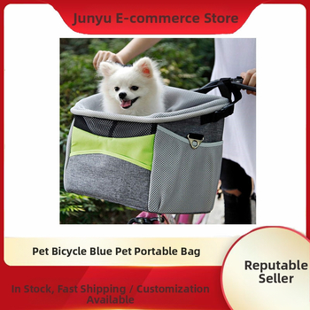 Kisállat kerékpár kék kisállat utazótáska kisállat utazó kézitáska kisállat válltáska