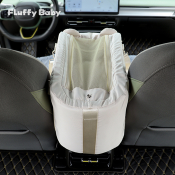 Τσάντα κατοικίδιων για εξωτερικούς χώρους, κλουβί αυτοκινήτου ταξιδιού, κάθισμα ασφαλείας κεντρικού ελέγχου αυτοκινήτου, τσάντα χειρός για μικρά κατοικίδια