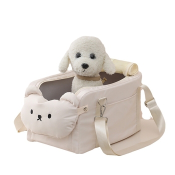 Τσάντα κατοικίδιων για εξωτερικούς χώρους, κλουβί αυτοκινήτου ταξιδιού, κάθισμα ασφαλείας κεντρικού ελέγχου αυτοκινήτου, τσάντα χειρός για μικρά κατοικίδια