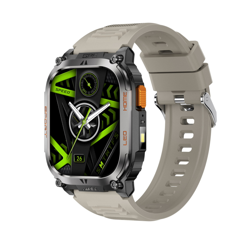 Qx18 okoskarkötő óra GPS helymeghatározás sport egészségfigyelés iránytű Bluetooth hívás hangasszisztens