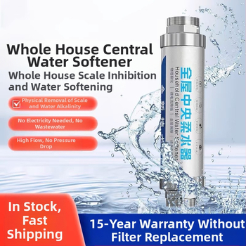 Viso namo centrinis vandens minkštiklis Vandens minkštiklis Vandens valytuvas Didelio srauto vandentiekio vandens išankstinis filtras skalei pašalinti