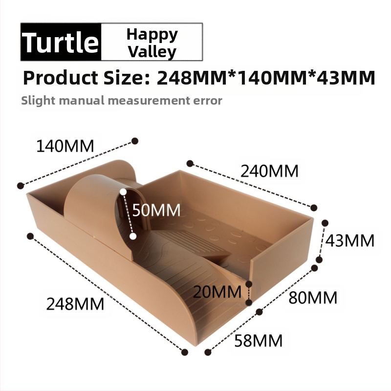 „Tortoise Happy Valley Sun“ vėžlio stalas su „Tortoise Sun“ atlošu, laipiojimo šlaitu akvariumo apželdinimas su filtru, plaukiojanti sala