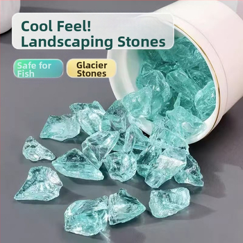 Ενυδρείο, Διαμόρφωση Τοπίου, Ενυδρείο, Κρυστάλλινος Βυθός, Στολίδια Παγετώνα, Γαλάζιος Δούρειος Ίππος, Κρυστάλλινος Βυθός από Πέτρα, Άμμος, Τοπίο, Γυάλινη Διακόσμηση