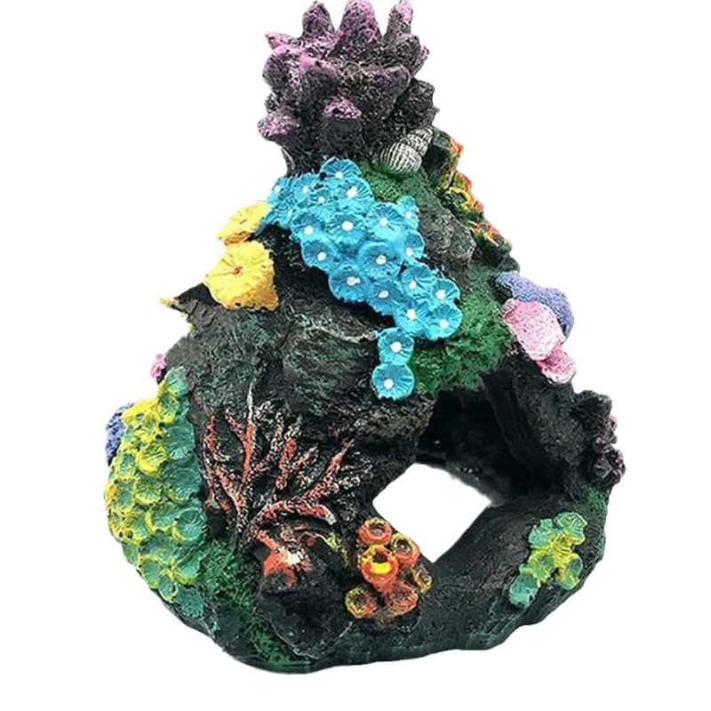 Forró eladó akváriumi haltartály tereprendezés dekoráció haltartály akvárium sziklakert korall tereprendezés csomag aranyhalas tartály menedékház