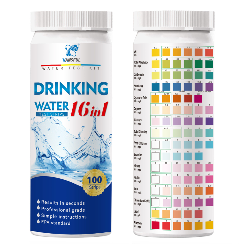 Piiriülene e-kaubandus Wanchengi bioloogilise vee puhastaja joogivesi kraanivesi basseinivee testribad 16 ühes