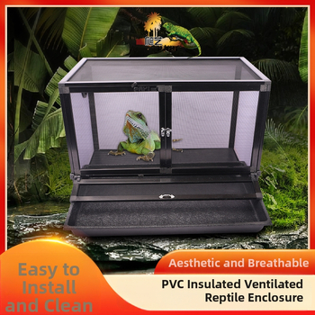 Mászóművészet PAYI vízszintes PVC mászó kisállat doboz háló ketrec gyík rutin csirke kaméleon kisállat etetődoboz kisállat etetése