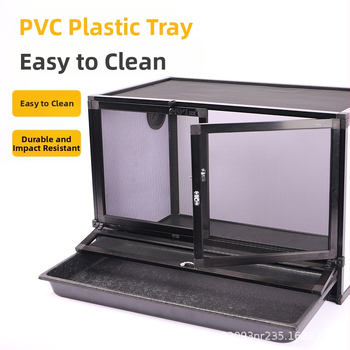 Αναρρίχηση τέχνης PAYI οριζόντια PVC αναρρίχηση κουτί κατοικίδιων ζώων δίχτυ κλουβί σαύρα ρουτίνα κοτόπουλο χαμαιλέοντας μικρό κουτί σίτισης κατοικίδιων ζώων σίτιση κατοικίδιων ζώων