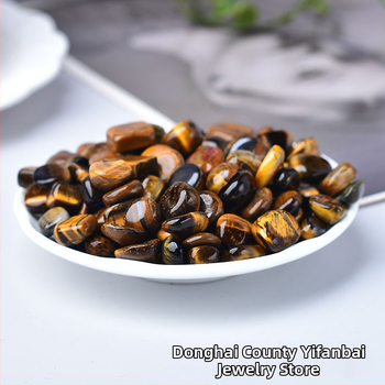 Φυσικό χαλίκι Tiger Eye Stone δεξαμενή ψαριών πλακόστρωση διακοσμητική πέτρινη γλάστρα πλακόστρωση μικρή πέτρα κρυστάλλινο χαλίκι χονδρικής