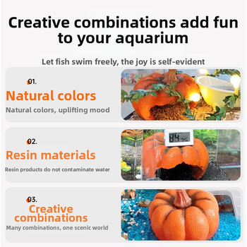 Διακόσμηση Τοπίου Ενυδρείου Προσομοίωση Διακόσμησης Ρητίνη Λαχανικά Ψάρια και Γαρίδες Χάμστερ Αναρρίχηση Φωλιά Κατοικίδιων Διαφυγή Σπηλαίου Διακόσμηση Ενυδρείου