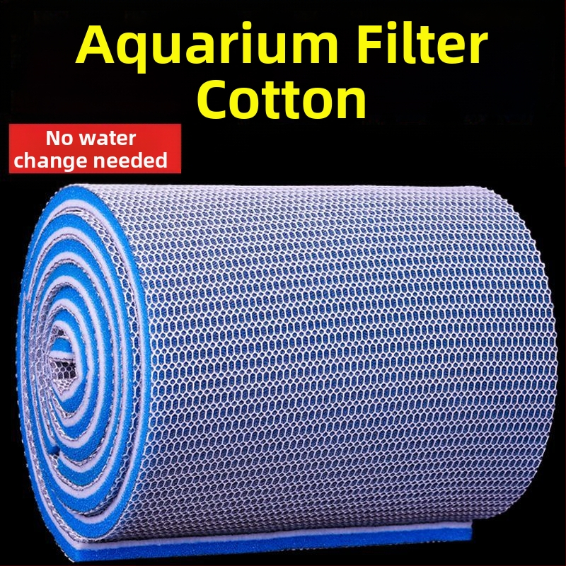[Pārdots 5w] Akvārija filtrs ar kokvilnas biezumu, šifrēšanas augstuma filtrs, sūklis, filtra materiāls, ķīmiska kokvilna, akvārijs