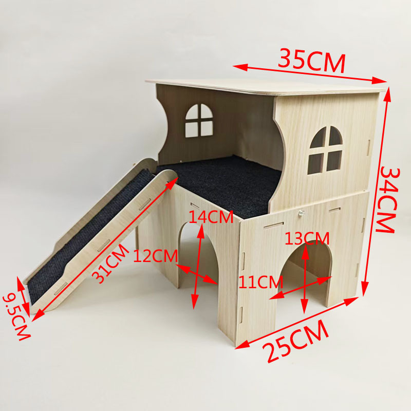 Jänesepesa, eriti suur tšintšilja, merisea, orava, täispuidust maja, kuldne karupesa, merisea, siili ja suur maja, sobib igaks aastaajaks