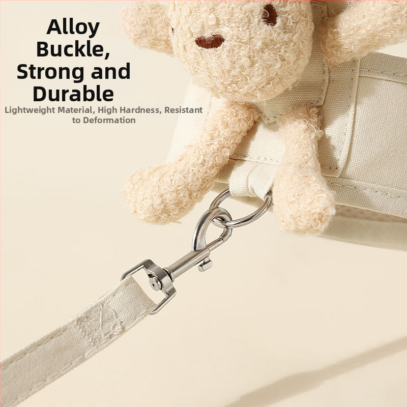 Костюм за гръб за домашен любимец, заек, кученце, излизане, теглително въже, бебе, котка, лесни работни каишки против счупване