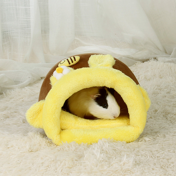 Jizai väike lemmikloomade pesa meepott merisiga magav orav küülik poolsuletud mitmeotstarbeline talvine soe külmakindel pesa piiriülene