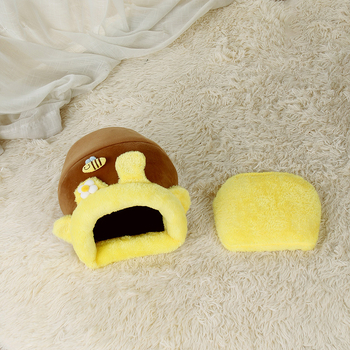 Jizai väike lemmikloomade pesa meepott merisiga magav orav küülik poolsuletud mitmeotstarbeline talvine soe külmakindel pesa piiriülene