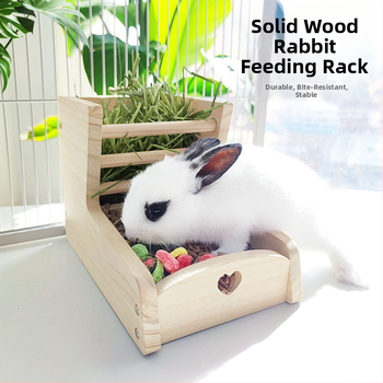 Házinyúl etető fűnyíró fűnyíró állvány tengerimalac csincsilla nyúl fa kettő az egyben fűnyíró állvány hulladékmegelőzés beépített rögzíthető