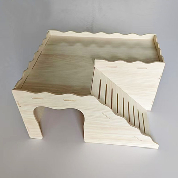 Jänese loss, puidust voodi, merisea puidust maja, jänese vältimispesa, Totoro, rippkõrvadega jänese mängumaja, täispuidust suur pesa