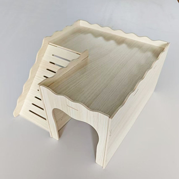 Jänese loss, puidust voodi, merisea puidust maja, jänese vältimispesa, Totoro, rippkõrvadega jänese mängumaja, täispuidust suur pesa