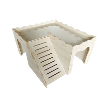 Jänese loss, puidust voodi, merisea puidust maja, jänese vältimispesa, Totoro, rippkõrvadega jänese mängumaja, täispuidust suur pesa