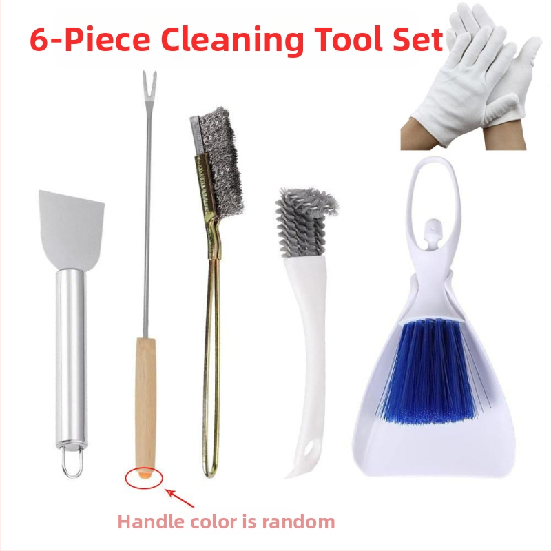 5 dalių paukščių narvelio valymo įrankių rinkinys, paukščių narvelio išmatų šalinimo įrankis, narvo valiklis, išmatų šalinimo įrankis, valymo artefaktas