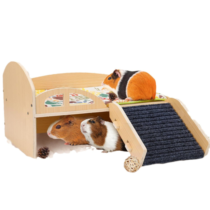 Lemmikloomapesa, hamstri, Totoro, merisea, puidust riiul, väikeloomade voodiplatvorm neljaks aastaajaks