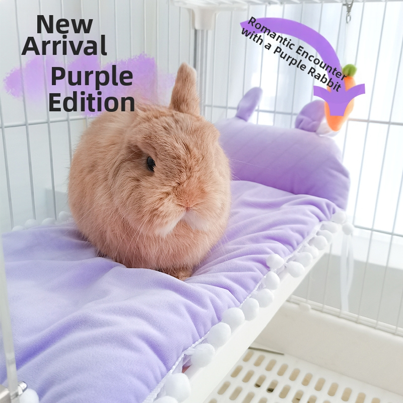 Нова подложка за лежане CrossBorder Carrot Rabbit за зимата, топла постелка за зайци, против ухапване, заек джудже, чинчила, морско свинче