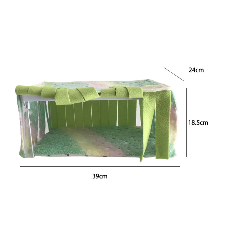 Temu piiriülene uus lemmikloomade hamsteri ruudukujuline telk, orav, suhkrupurjekas, tšintšilja, kaheotstarbeline matt, peidetud maja kronsteiniga