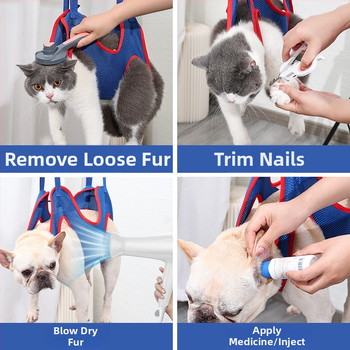 Αιώρα Doremi Amazon Explosions για κατοικίδια, γάτες και σκύλους, κούρεμα νυχιών, φροντίδα ομορφιάς, βοηθητική αιώρα