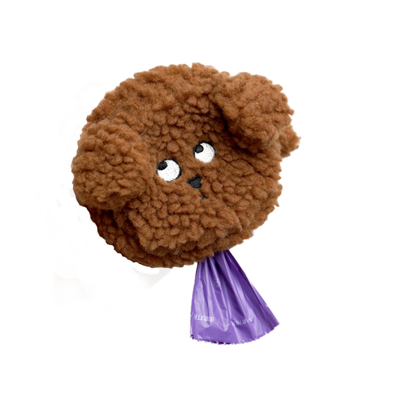 Диспенсър за торбички за кучешки изпражнения, торбичка за съхранение, принадлежности за събиране на изпражнения