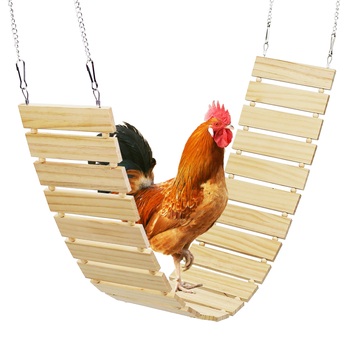 Csirkehinta, fa csirkeállvány, madárjáték, fa kisállat csirkeállvány, kakas, tyúk ülőruda