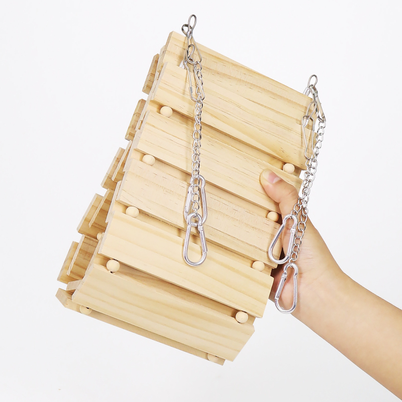 Csirkehinta, fa csirkeállvány, madárjáték, fa kisállat csirkeállvány, kakas, tyúk ülőruda