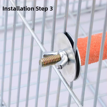 Ραβδί λείανσης για νύχια παπαγάλου, βάση λείανσης πουλιών, βάση με ραβδί, πέτρα λείανσης για στόμα και δόντια σε σχήμα μαύρου φοινίκου με δέρμα τίγρης, παιχνίδια και είδη