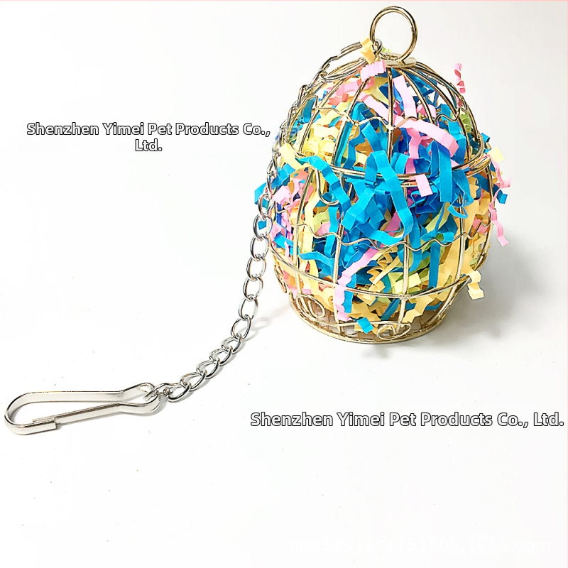 Играчка папагал Играчка птица Дъвчаща играчка Заек Играчка за хранене Кошница с плодове Играчка за хранене Четкана играчка 60 г