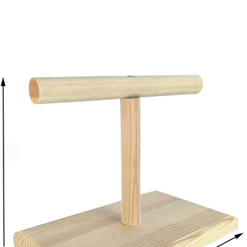 Βάση για πουλιά, προμήθειες πουλιών, ράφι εκπαίδευσης παπαγάλων, επιτραπέζιο ξύλινο, διασυνοριακό παιχνίδι παπαγάλου για πέρκα πουλιών