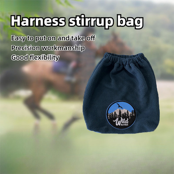 Prekogranična nova konjička oprema, posebna torba za pohranu konjske opreme i stremena, zadebljana plišana elastična torba s uzicom