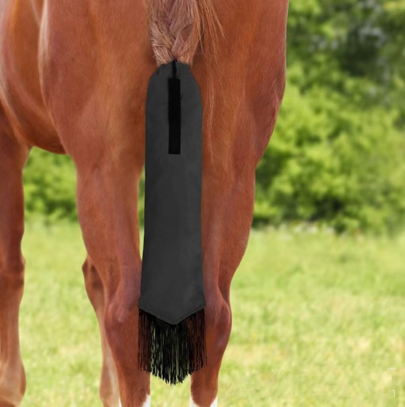 Lófarok védőhuzat Lófarok szépség szúnyogcsípés elleni szennyeződés elleni védőtáska Lófarok védőhuzat Lófarok bojtos táska